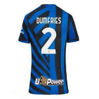 Inter Milan Denzel Dumfries #2 Replica Home Shirt Ladies 2024-25 Short Sleeve